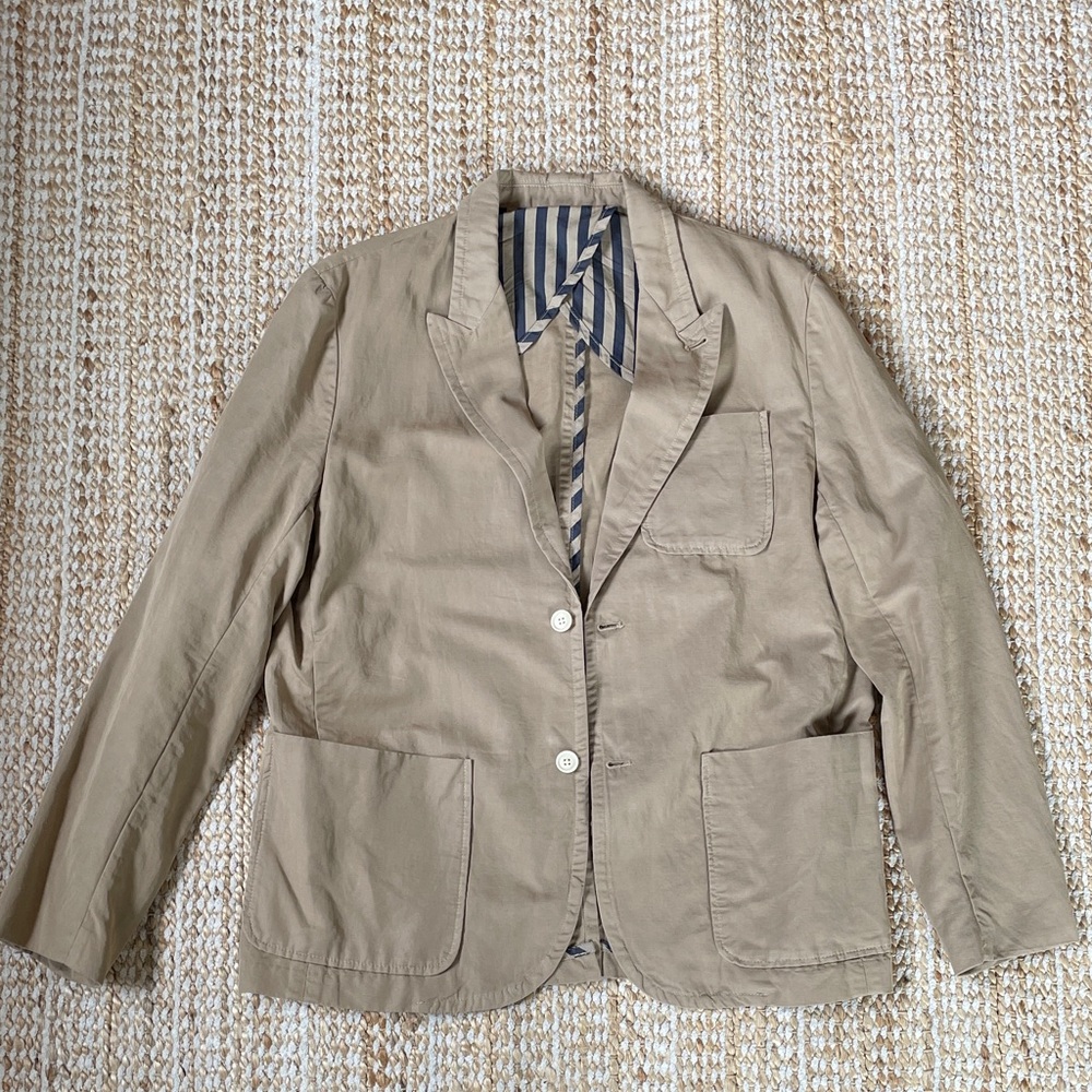 Alex Mill barn/sport coat in a size Large. Cotton/linen blend.